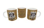 Caneca Dourada Seu Nome - Saia da Caixa